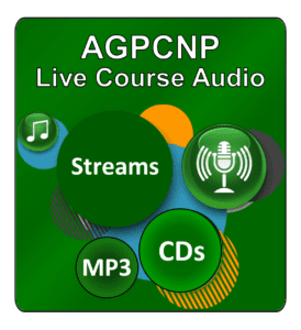 AGPCNP Live course audio
