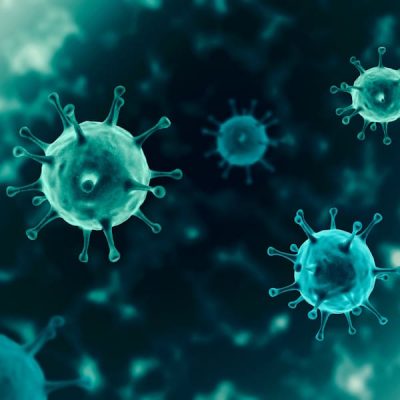 Covid-19,,Coronavirus,Outbreak,,Virus,Floating,In,A,Cellular,Environment,,